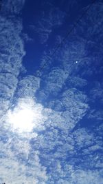 Low angle view of vapor trail in sky