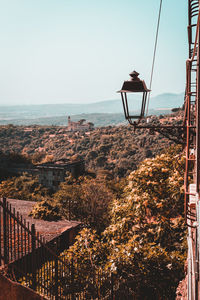 Rear view of man looking at view