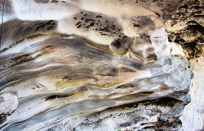 Close-up of rock formation