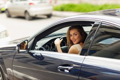 Close-up of car