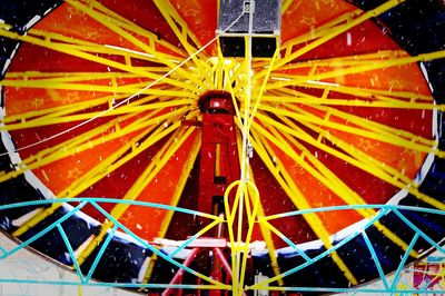 Low angle view of ferris wheel