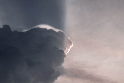 Low angle view of cloudscape against sky