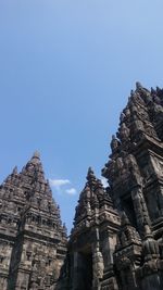 Low angle view of buildings against sky