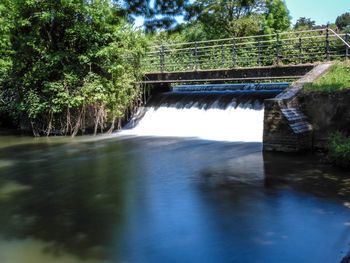 Scenic view of dam