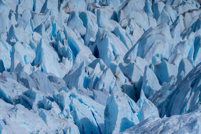 Detail view of perito moreno glacier