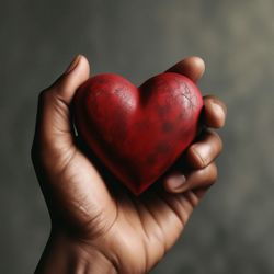 Close-up of hand holding apple