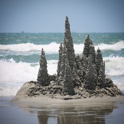 Panoramic view of sea against sky