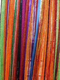 Full frame shot of multi colored market stall