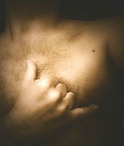 Close-up of cropped hand