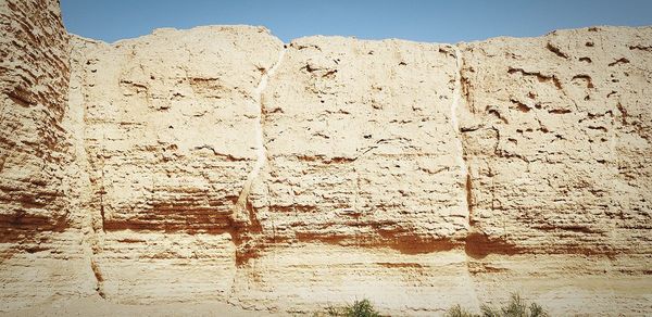Close-up of weathered wall