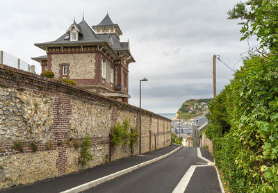 City view of fecamp, a commune in the seine-maritime department in the normandy region of france