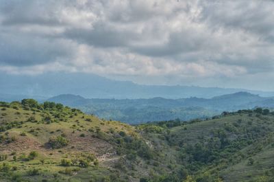 Scenic view of landscape against sky