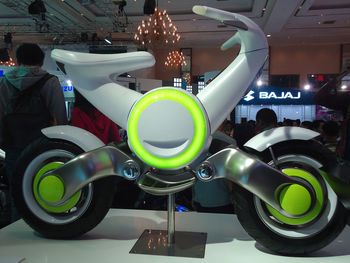 Close-up of illuminated lighting equipment
