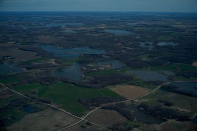 Aerial view of landscape