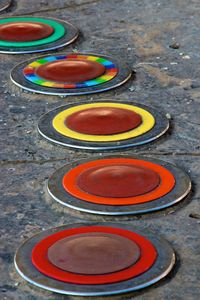 Close-up of colorful objects