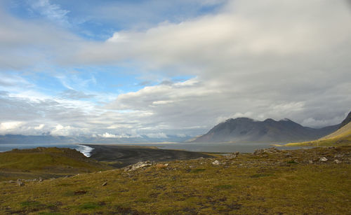 Scenic view of landscape against sky