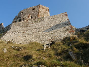 View of old ruins