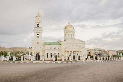 View of church against cloudy sky