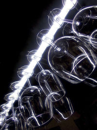 Light trails at night