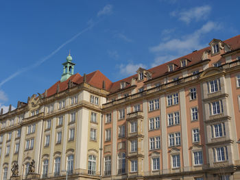 Low angle view of building against sky