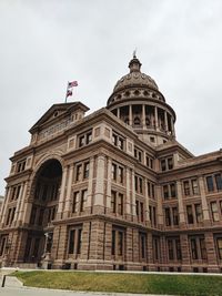 Low angle view of building against sky