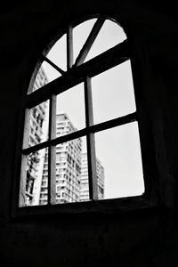 Low angle view of window