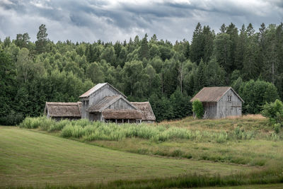 Abandoned old farmhouse