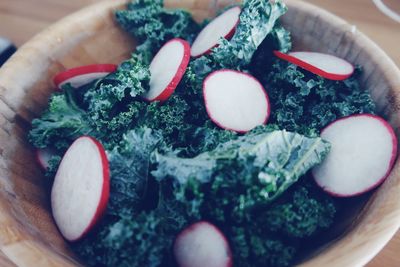 Close-up of salad in bowl