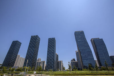 Modern buildings in city