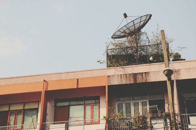 Low angle view of buildings against sky