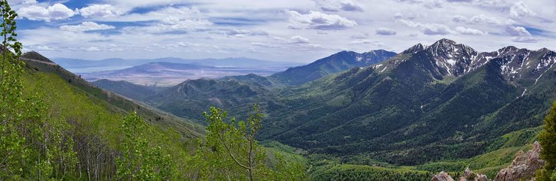 Rocky mountain wasatch front butterfield canyon oquirrh mountains utah, united states.