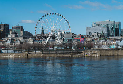 View of city at waterfront