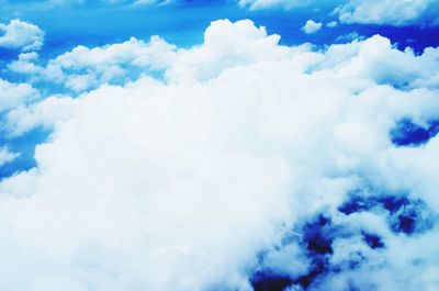 Low angle view of clouds in sky