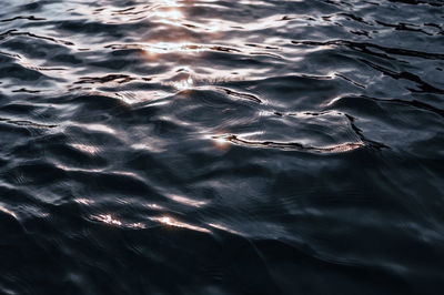 Full frame shot of rippled water