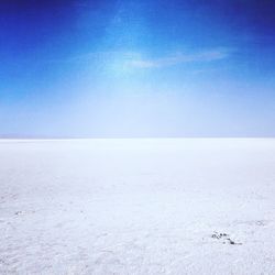 View of snow covered landscape