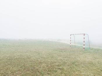 Landscape in foggy weather