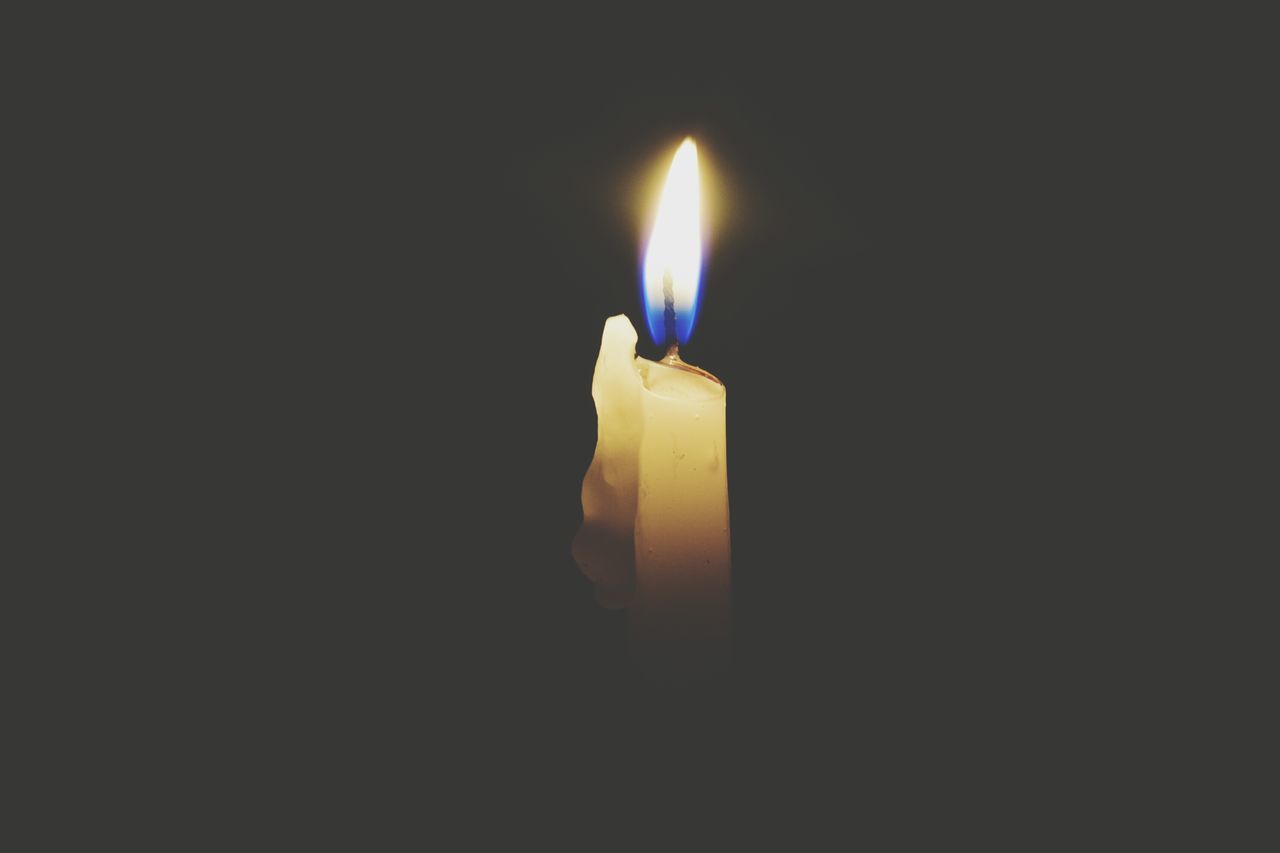 Light from candle