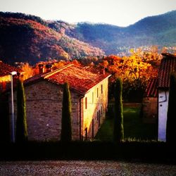 Houses with houses in background