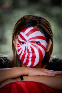 Portrait of young woman looking away