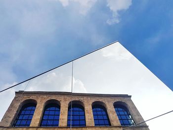 Low angle view of building against sky