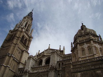 Low angle view of historical building against sky
