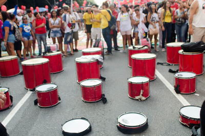 Group of people at music concert