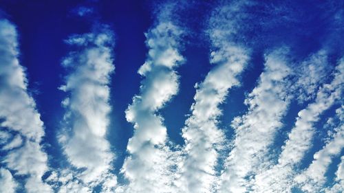 Low angle view of cloudy sky