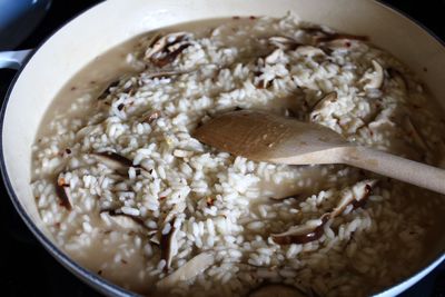 Close-up of noodles in bowl