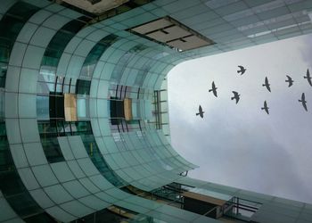 Low angle view of modern building