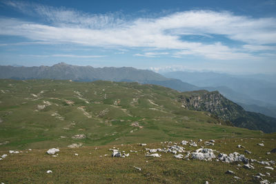 Scenic view of landscape against sky