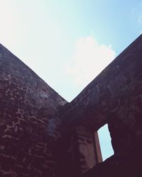 Low angle view of building against sky