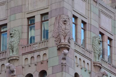 Low angle view of historic building