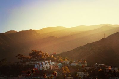 Scenic view of mountains