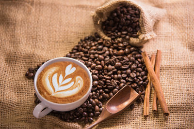 Close-up of coffee beans